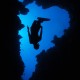 Freediver in Canyon (Dahab)
