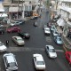 Larnaca belvárosa igen forgalmas